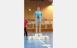 Podium des juniors moins 1 an