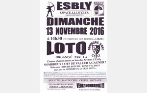 loto des archers d'ESBLY