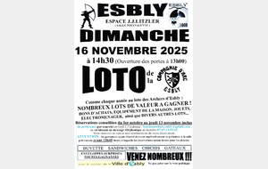 Loto des archers d'ESBLY 2025