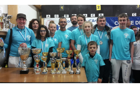 Encore un weekend chargé et du bleu partout : Fédéral 77 à COUILLY