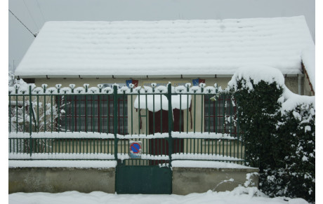 La compagnie sous la neige