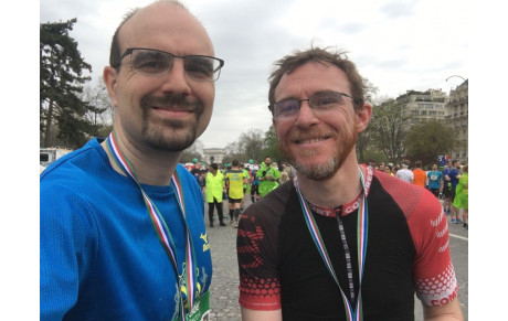 les archers esbligeois courent le marathon.