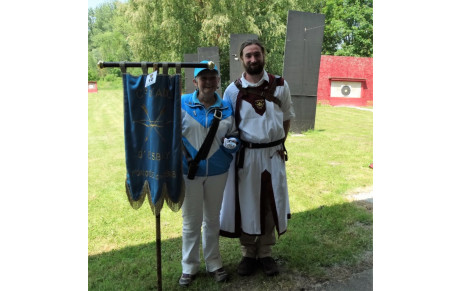 Notre porte drapeau à l'honneur