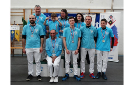 du bleu sur le podium du départemental Beursault