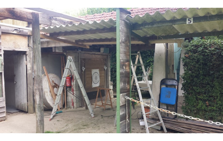 Eté des bleus  (suite) les travaux