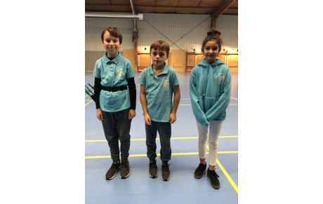 Faustine, Nathan et Raphaël au groupe régional