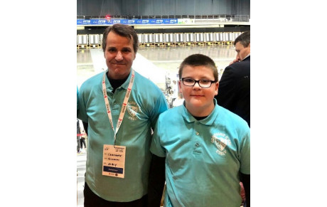 Mateo au championnat de France Salle