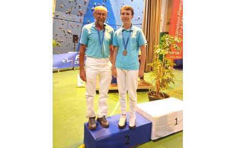 Raphaël et Patrick sont Vice champion de France Beursault